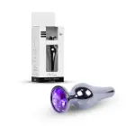 Plug-Jewellery Dark Silver anaaltapp lilla kiviga – 9.5 cm (3.7″) — Foto 10