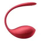 Satisfyer Shiny Petal app-juhitav kantav vibraator – 15 cm – punane — Foto 1
