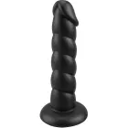 Playhouse Spiral Tease Dong – spirālveida šķidrā silikona dildo – XL — Foto 1