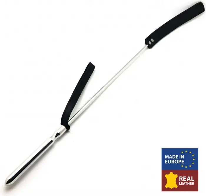 Red Leather floggeris 70.5 cm juoda/sidabrinė