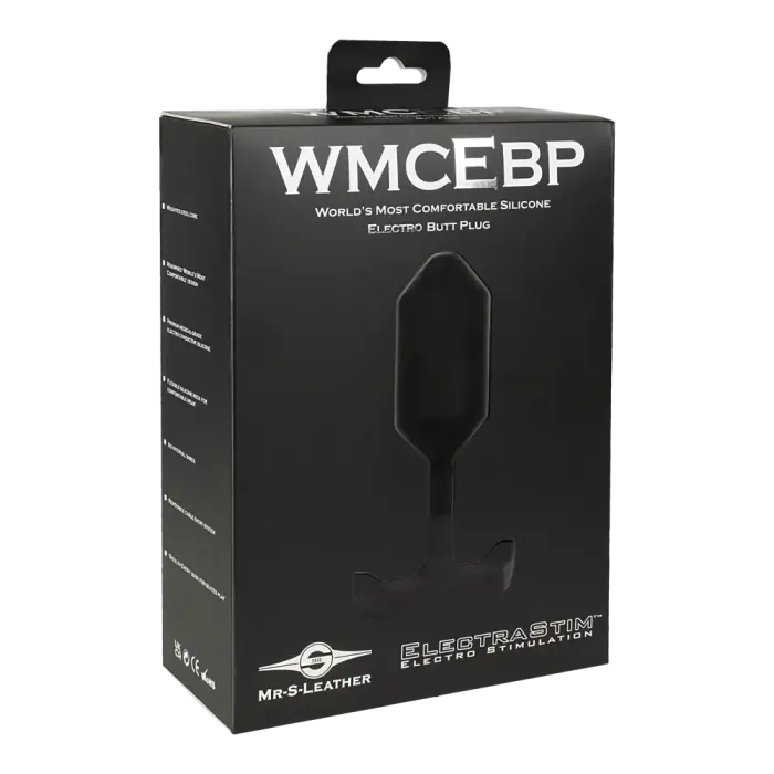 ElectraStim x Mr S Leather silikona elektrostimulācijas anālais aizbāznis Foto 2