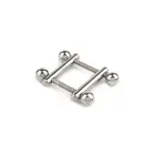 Turning Point Adjustable Nipple Clamps – Silver — Photo 1