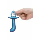 b-Vibe Thumb Silicone Prostate Plug – простатическая пробка – силикон – чёрный – 12,7 см — Фото 5