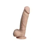 Silexd Real Skin Model 1 reālistisks dildo ar piesūcekni – 23 cm (9″) – miesas krāsa — Foto 4