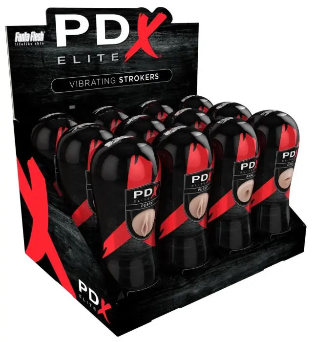 Pipedream PEE Vibrating Stroker Intimate Machine 17.5 cm (6.9″) TPR – Black