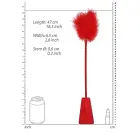 Ouch! Crop With Feather - Red Foto 2