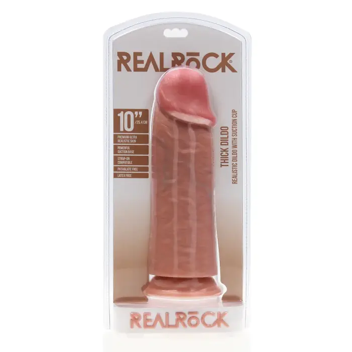 Eriti paks sirge dildo – 25.4 cm (10″) – nahavärv