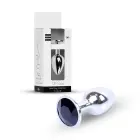 Plug-Jewellery Silver anālais spraudnis – 7 cm – Melns — Foto 10