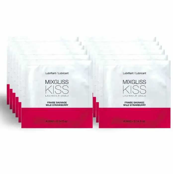 Mixgliss Water-Based Lubricant Strawberry – 12 x 4 ml