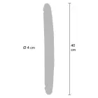 ToyJoy Get Real divslāņu divpusējs dildo ar priekšādiņu – 40 cm (15.75″) — Foto 2