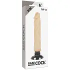 BASECOCK realistiškas vibratorius 2-in-1 – 20 cm (7.8″) – kūno spalva — Nuotrauka 4