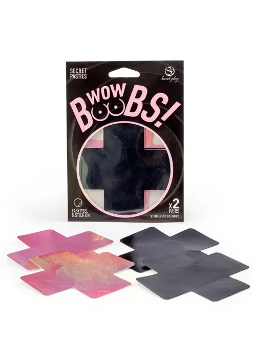 Ristikujulised nibukatted (2 paari) – mitmevärvilised Photo