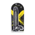 Milžiniškas realistiškas gyslotas dildo su siurbtuku – 32 cm (12.5″) – Juodas — Nuotrauka 1