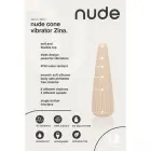 NUDE Zina – cone vibrator travel size – compact waterproof – 13.5 cm — Photo 5