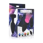 Vibrating LED Anal Plug – S – Multicolored — Photo 1