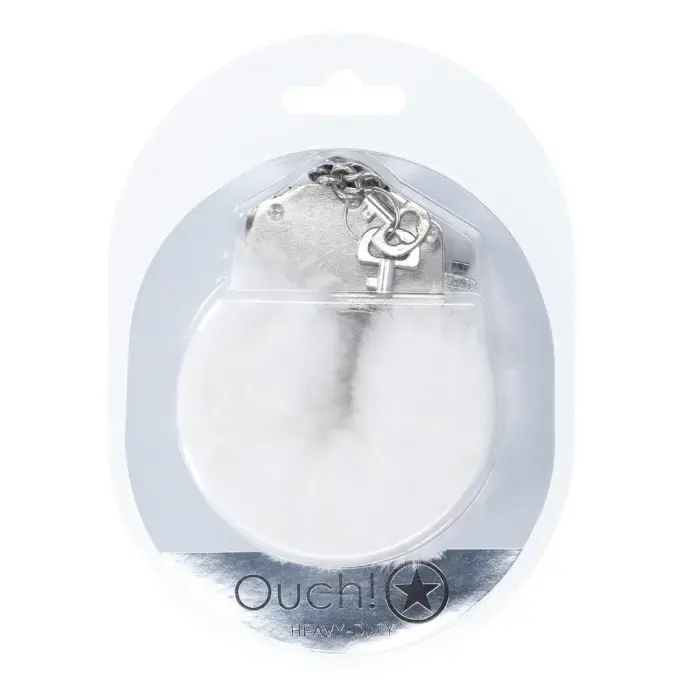 Heavy-duty Fluffy Handcuffs – White