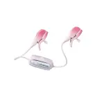 Gemini regulējamas vibrējošas krūtsgala knaibles – baltas Foto 7