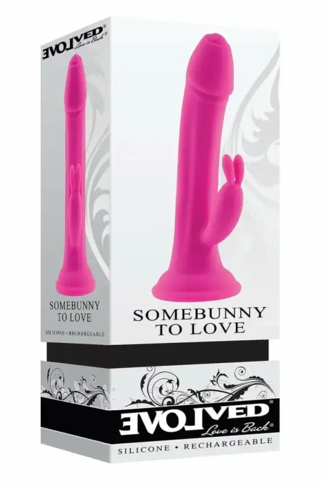 EVOLVED SOMEBUNNY TO LOVE – Dual Motor Silicone – Pink – 19,6 cm