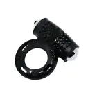 BAILE - Vibrating Cock Ring with 10 Vibration Functions - Black — Photo 1