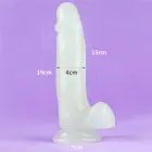 LoveToy Lumino Play Dildo – glow in the dark – TPE – 7.5" / 19 cm — Photo 2