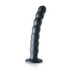 Текстурированный G-точки дилдо с присоской – 20.5 cm (8″) – Цвет Gunmetal — Фото 2
