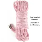 Rebellion Reign Rose – silky bondage rope – pink – 10 m — Photo 3