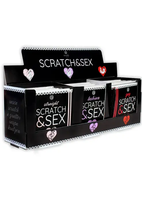Scratch & Sex displejs – 36 spēļu komplekts