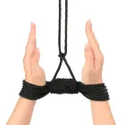 Rebellion Reign Silky Bondage Rope – верёвка для бондажа – полиэстер – чёрный – 10 м — Фото 5