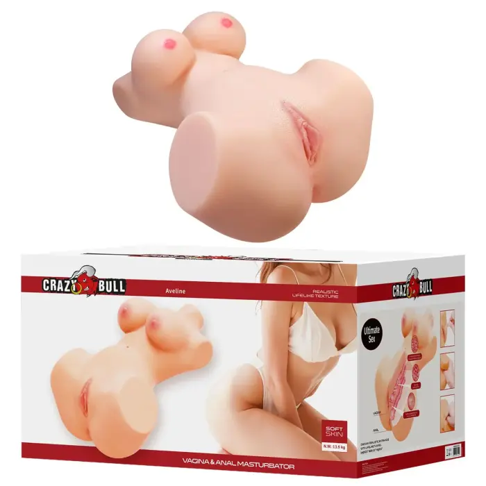 Crazy Bull Aveline Realistic Vaginal Masturbator – Skin