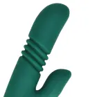 Tõukav jänese vibraator – 18 cm (7″) – roheline — Foto 7