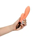 Силиконовый кролик-вибратор Ultra Soft – 18 см (7″) – оранжевый — Фото 11