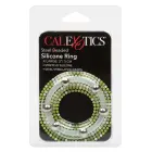 Steel Beaded Silicone Ring XL – Clear — Photo 3