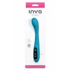 INYA TECHNICA Teal – slim vibrator with warming function and digital display – teal — Photo 1