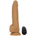 NA 9 вибратор с функцией толчков – 23 cm (9″) – коричневый — Фото 2