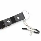 Ohmama – clitoral clamps with adjustable leg straps – black — Photo 3