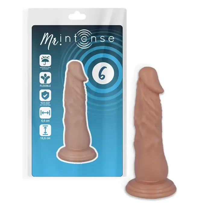 Mr. Intense 6 anatoomiline dildo iminapaga – 16.6 cm (6.5″) – nahavärv