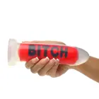 BITCH silikona dildo – 18.5 cm (7.3″) – Sarkans — Foto 4