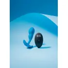 B-Vibe Prostate-Stimulating SnugPlug Anal Plug – S – Blue — Photo 2