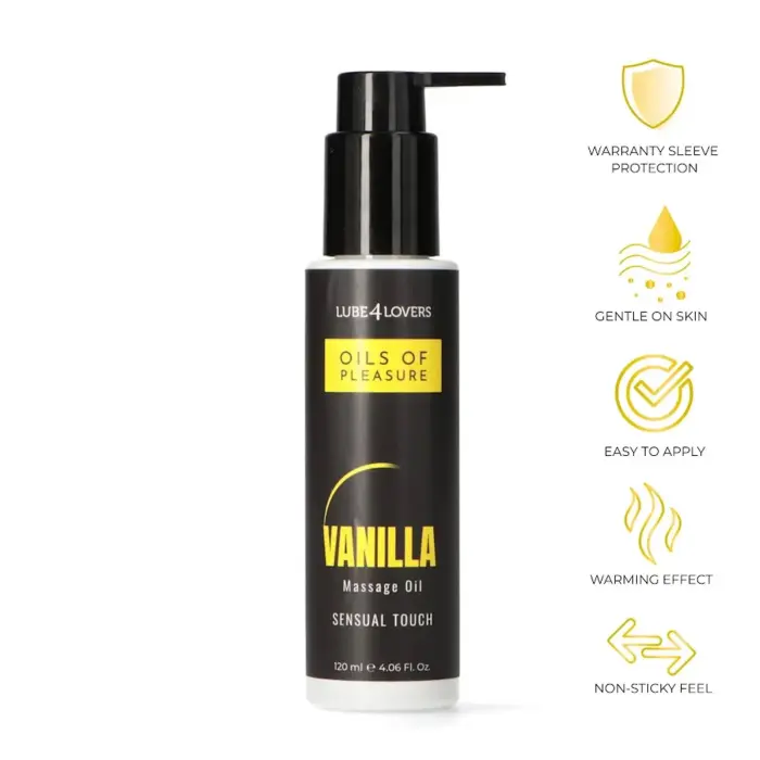 Oils of Pleasure – ванильное массажное масло – 120 ml