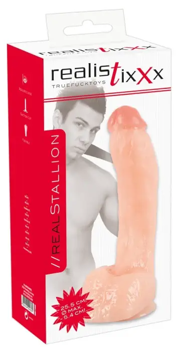 Realistixxx Realistic Dildo – 25.5 cm (10″) – Pink