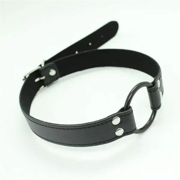 Knebel-Easy Belt Ring Gag (nero) Foto 4