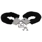 Furry Handcuffs – Black — Photo 4