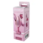 GLEAMING LOVE Matte Plug L – 9.5 cm (3.7″) – Pink — Photo 1