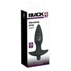 Black Velvets vibrējošs anālais spraudnis – 15 cm – Melns — Foto 1