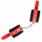 KINK нейлоновые фиксаторы для запястий – чёрные/красные – 19-24 cm — Фото 2