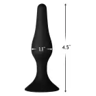 FORTO F-11 Lungo dildo – S – juodas — Nuotrauka 4