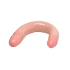 Realistlik kahepoolne dildo – 44.5 cm (17.5″) – Nahavärv — Foto 2