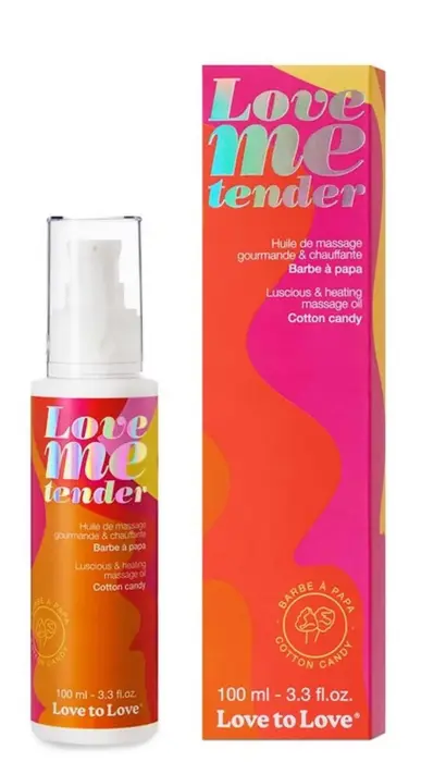 LOVE ME TENDER Masāžas eļļa – Cukura vate – 100 ml