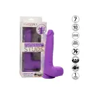 Rotējošs un kustīgs silikona dildo – 18 cm (7″) – Violets — Foto 5