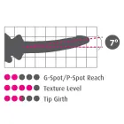 Pipedream Icicles No. 86 stiklinis dildo – 17 cm (6.7″) – skaidrus — Nuotrauka 7